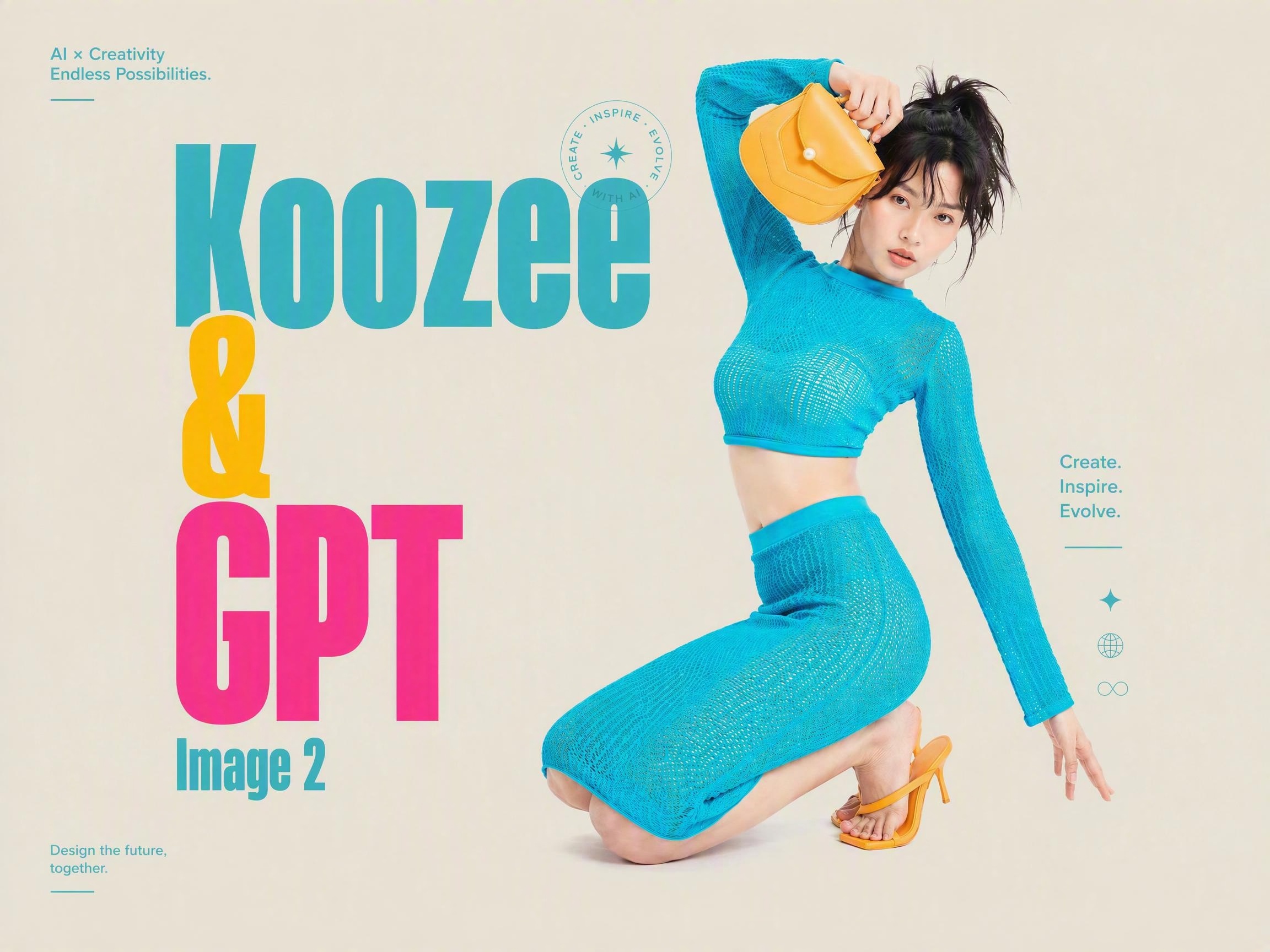 Póster de ropa creado con GPT Image 2 en KOOZEE