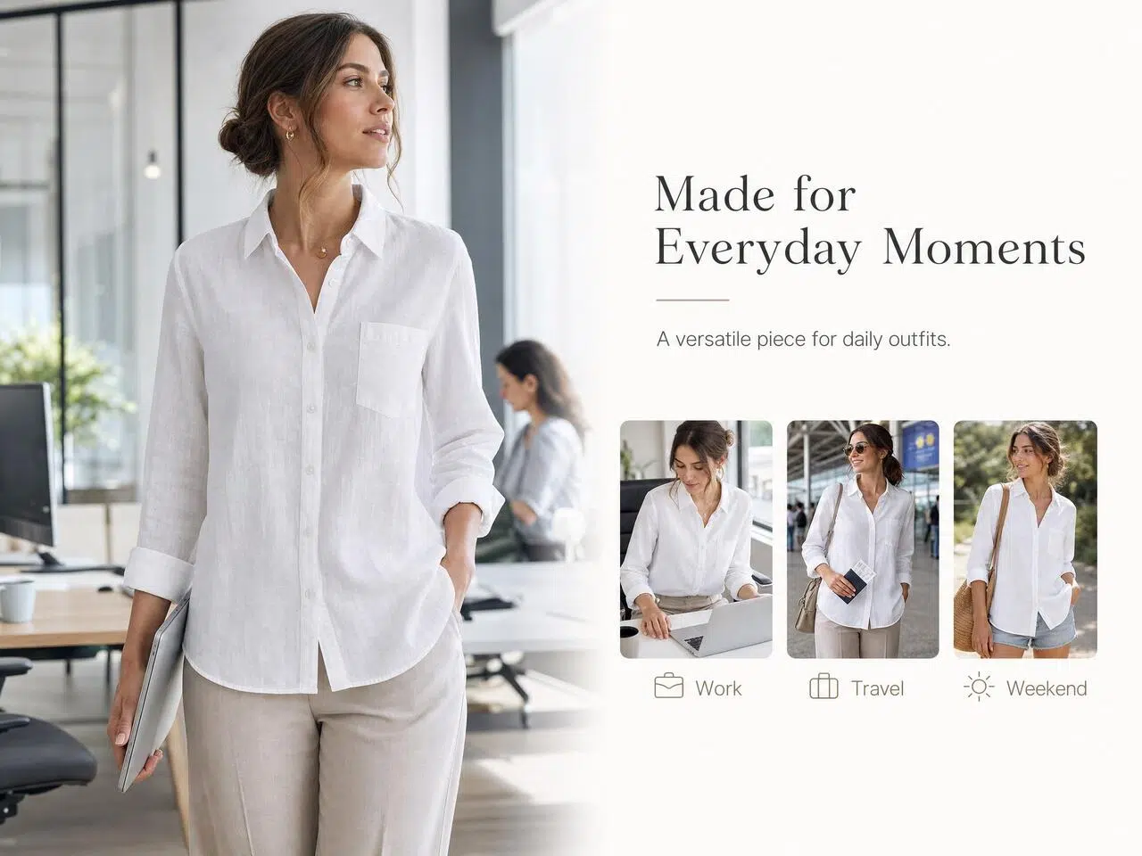 E-commerce team tests different versions of Amazon clothing A+ content