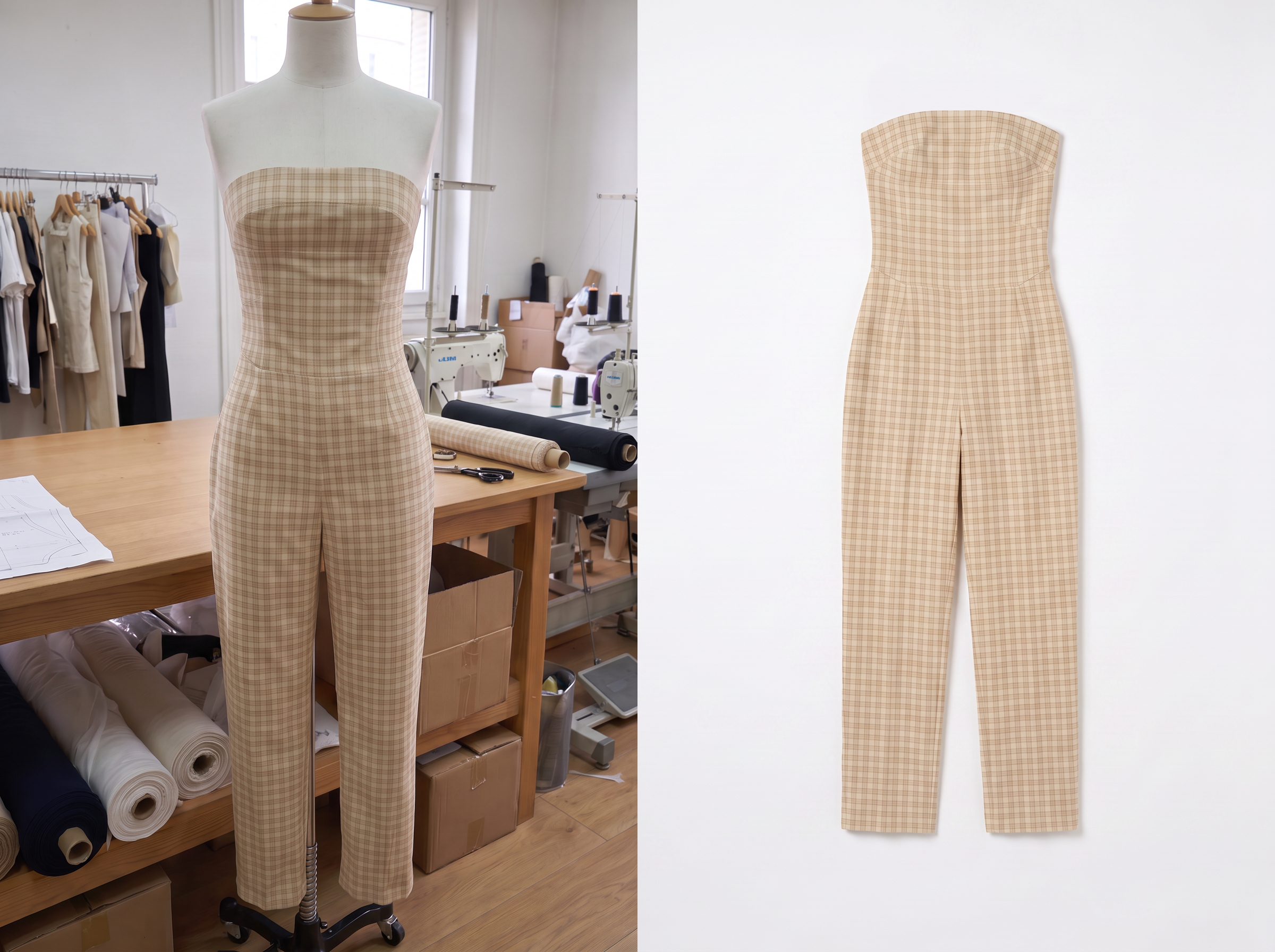 Extrae ropa de la imagen de un maniquí