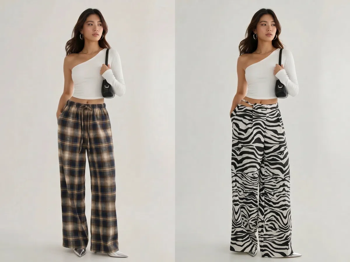 AI clothes changer area selection โ swap top, bottom, full outfit, or outerwear on model photo