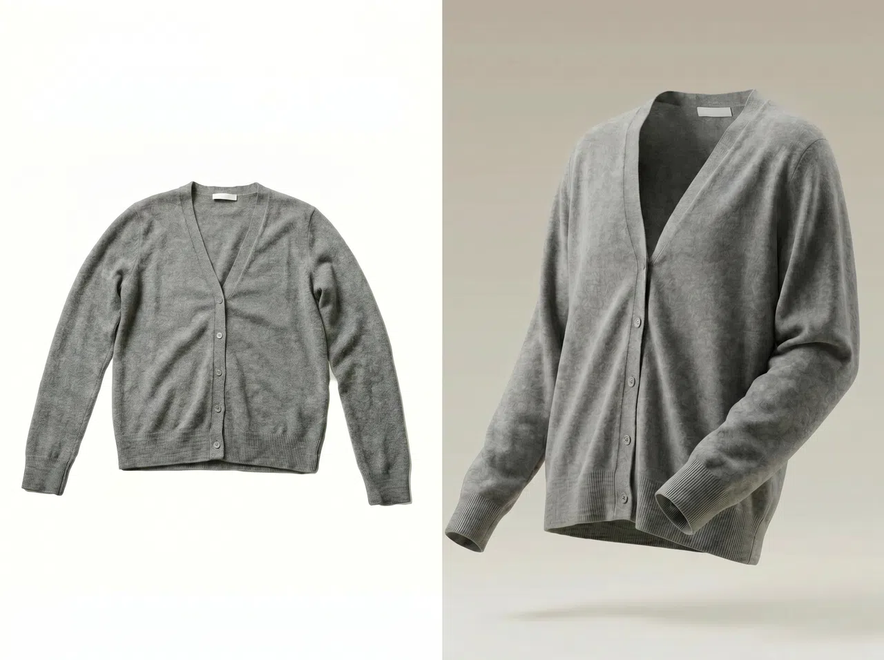 Marketing team using KOOZEE to batch-process clothing photos into ghost mannequin product images