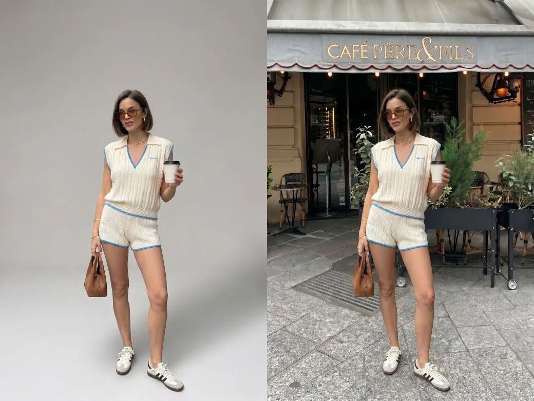 AI scene creator using reference image