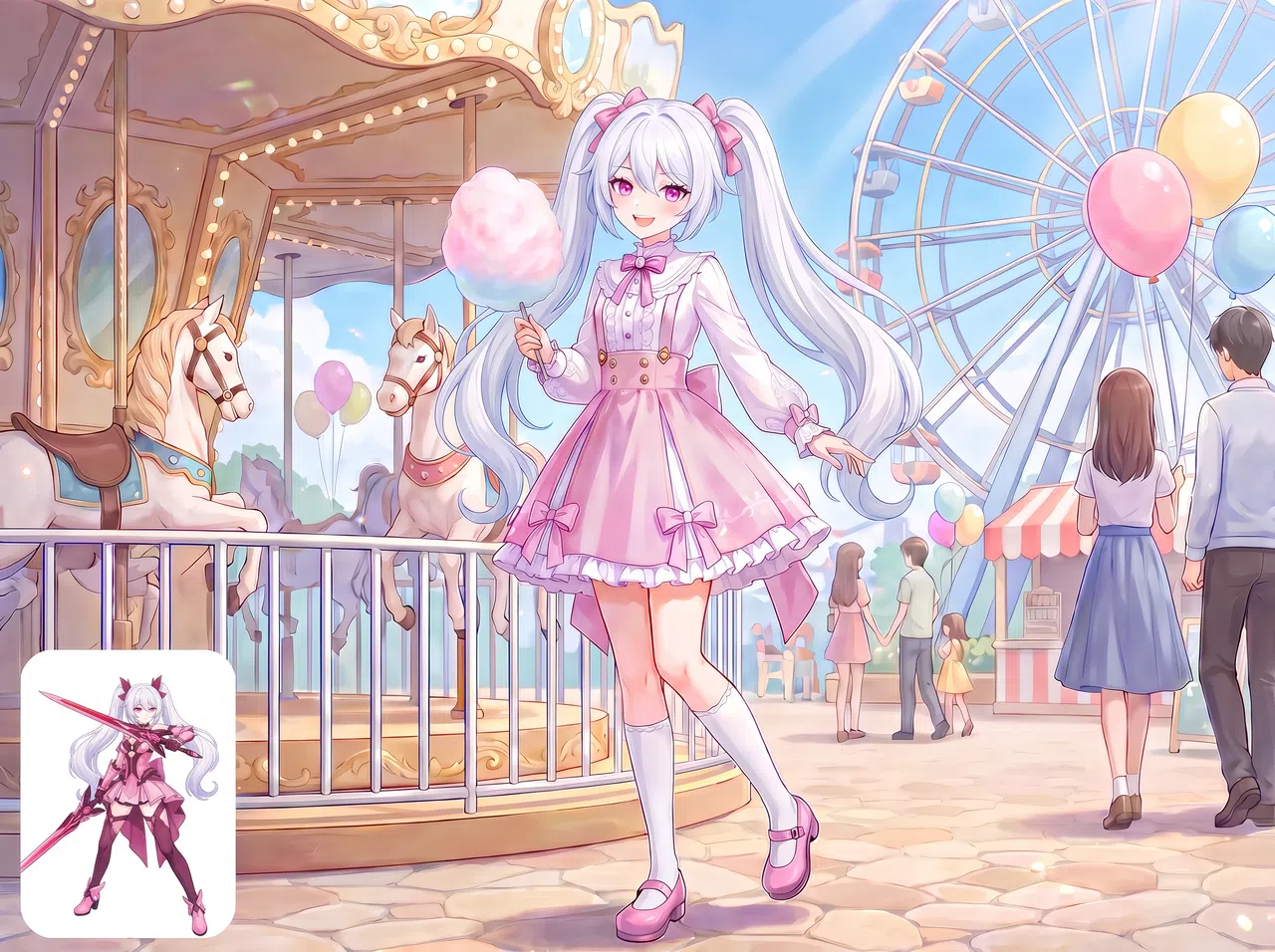 Prueba de ropa en personajes de anime con cambio de atuendo por IA