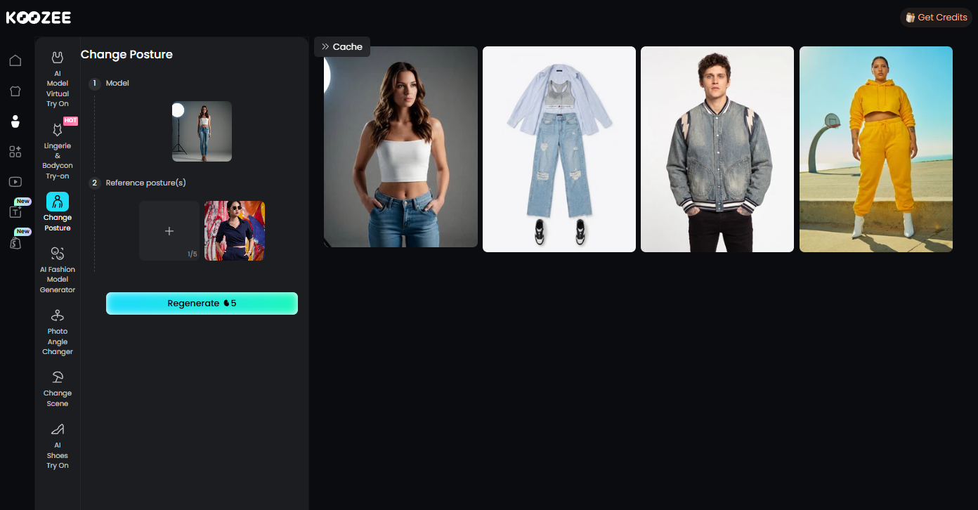 Upload the clothing image