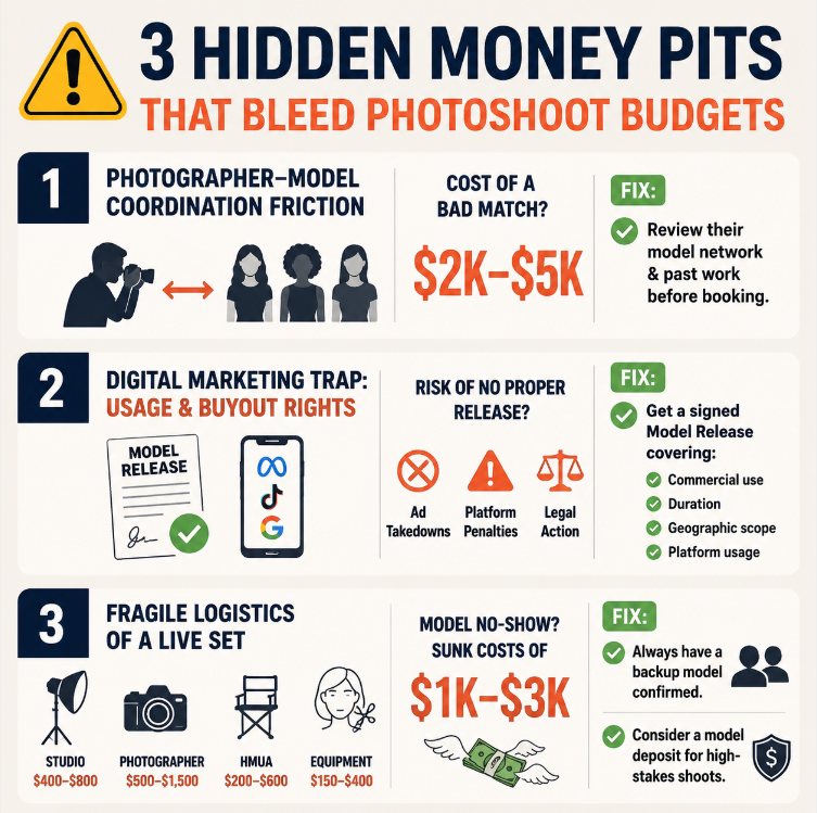 3 Hidden Costs Draining Photoshoot Budgets