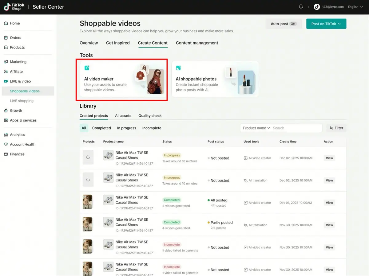 TikTok AI Video Maker