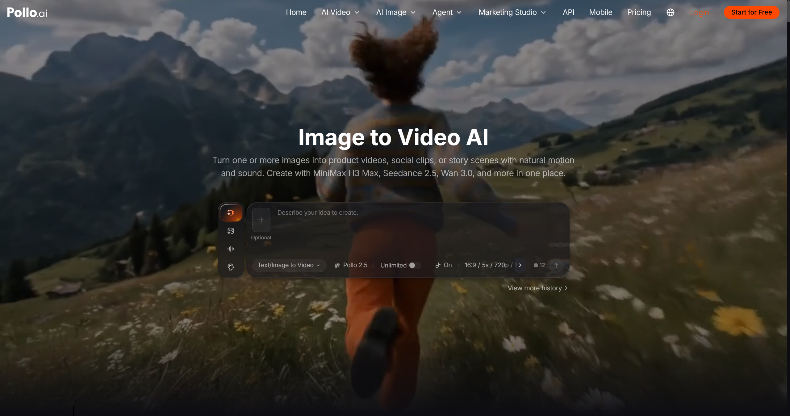 Pollo AI for Walking Video Generation