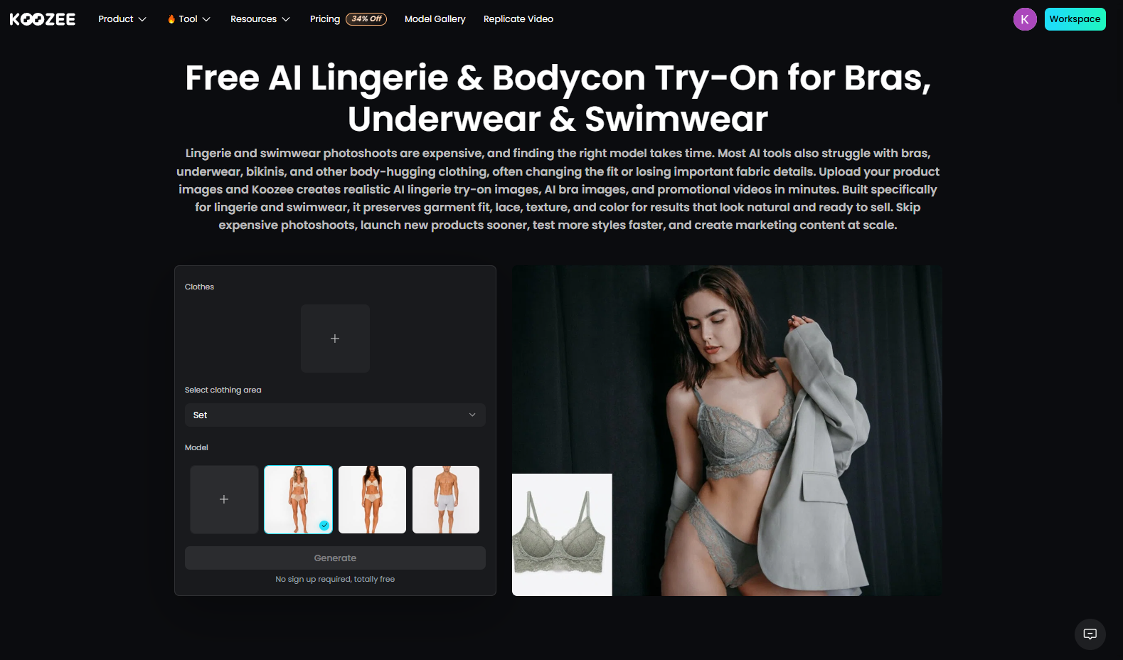 Koozee Lingerie Try-On