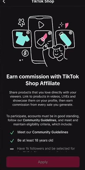 TikTok Shop Affiliate
