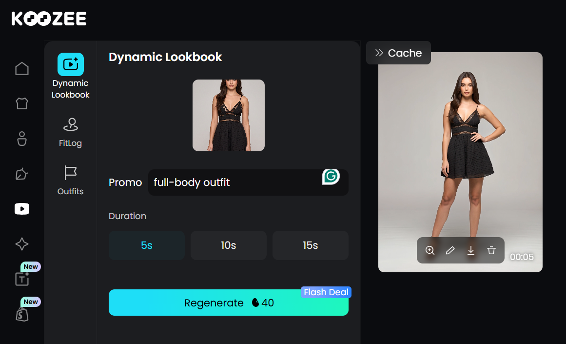 Convert Image to Video in Koozee
