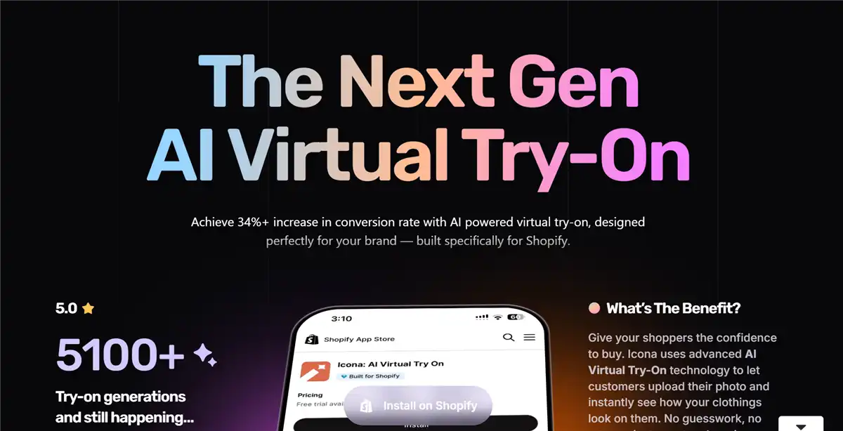 Best Virtual Try-on Apps for Shopify - Icona