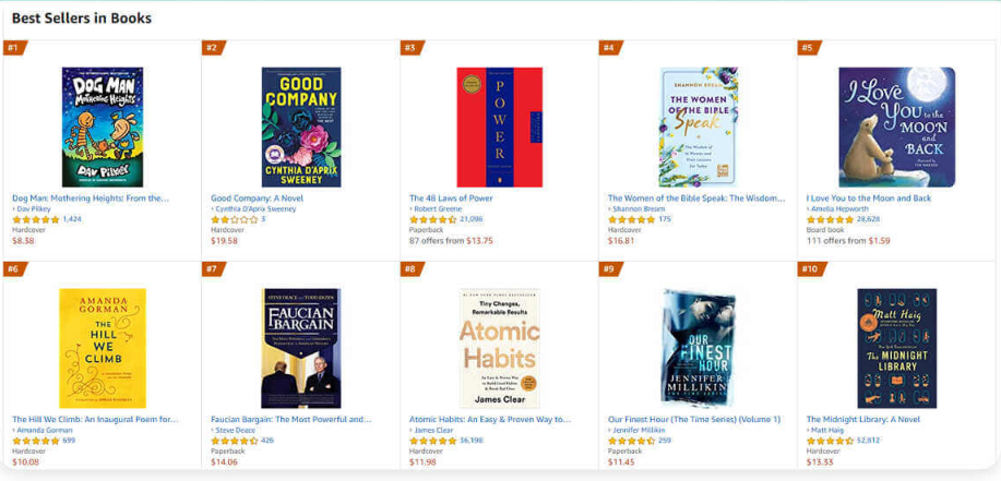 Amazon Books Photos