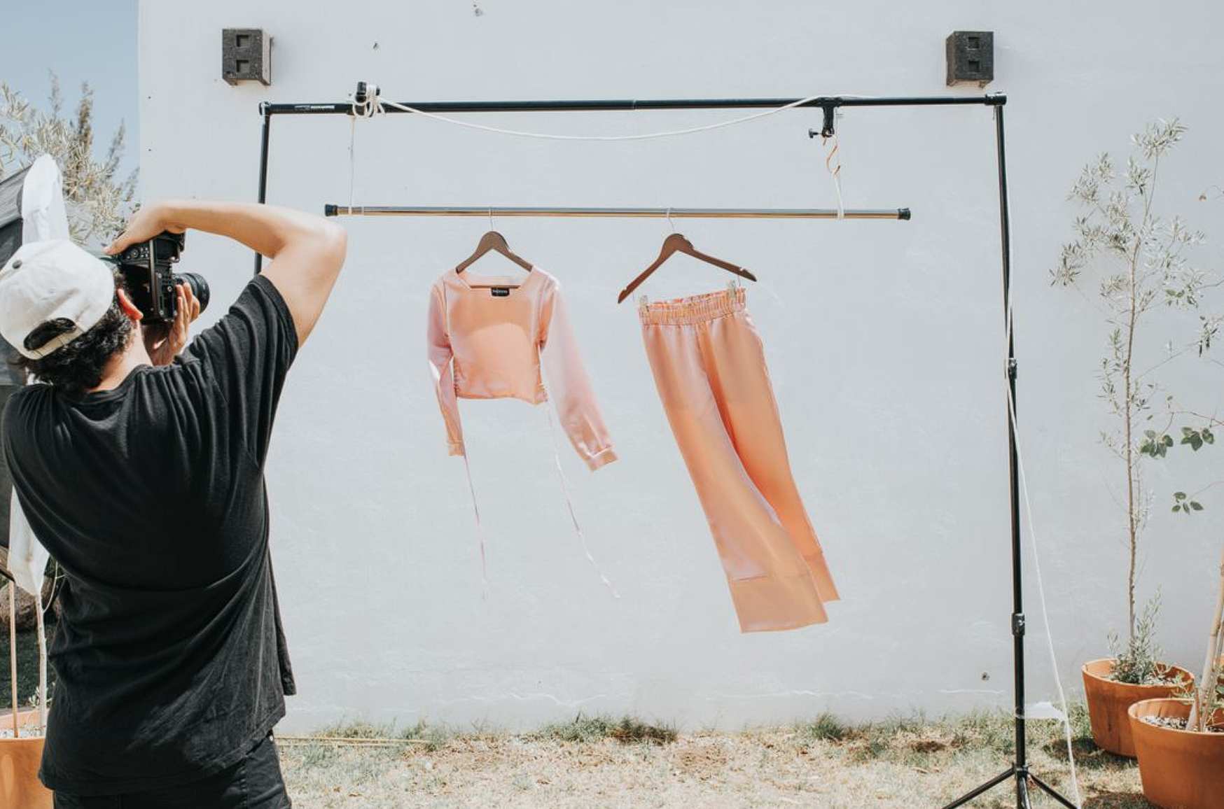 Photographing Clothes on a Hanger