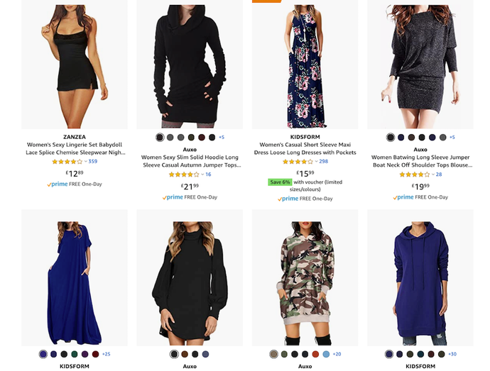 Amazon Apparel and Clothing Photo