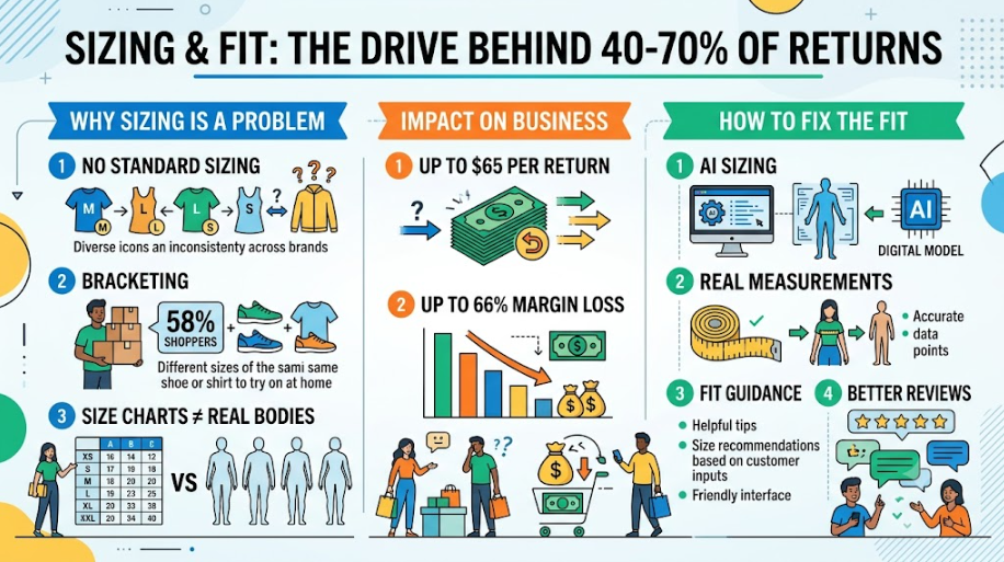 How Sizing and Fit Issues Contribute to Clothing Returns