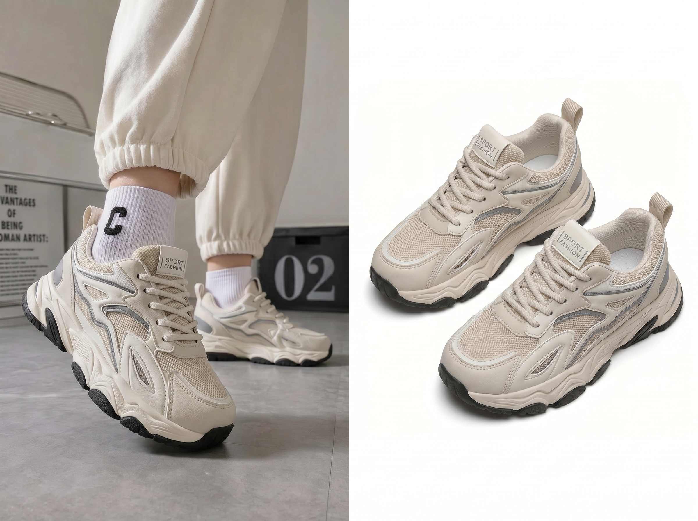 Koozee automatically extracts shoe from photo and removes the background