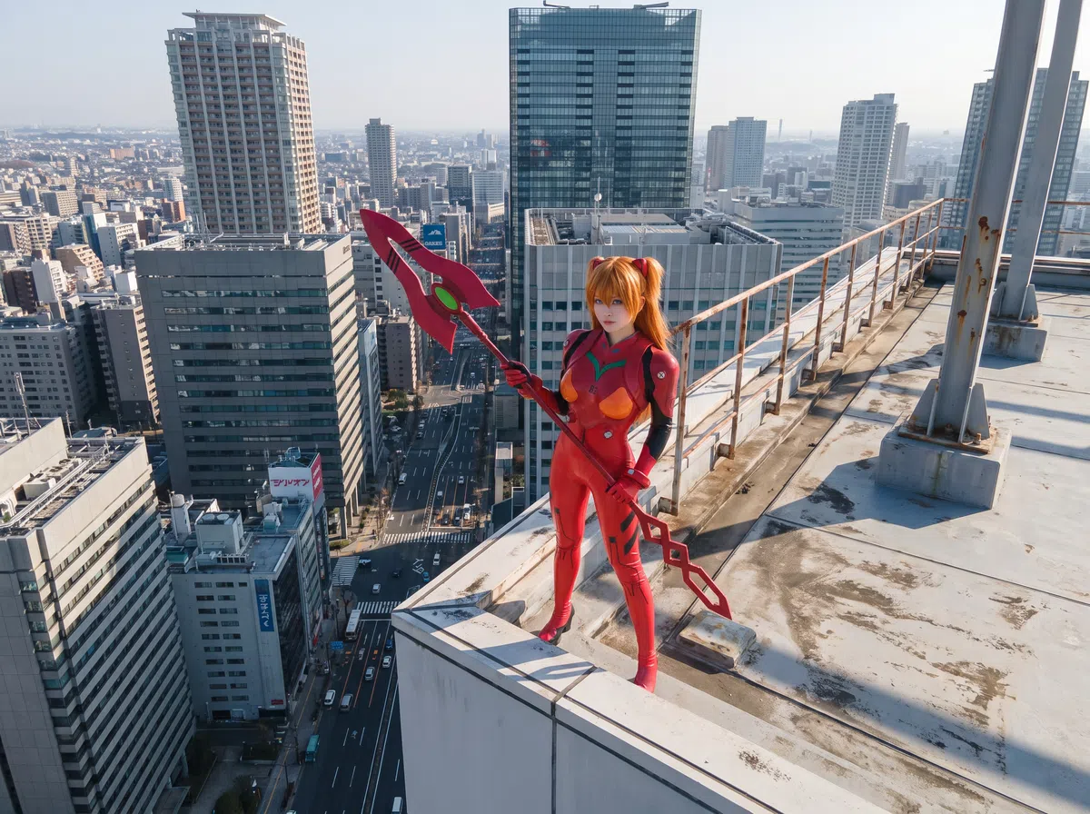 Fondo generado con IA para fotos cosplay acorde al estilo del personaje