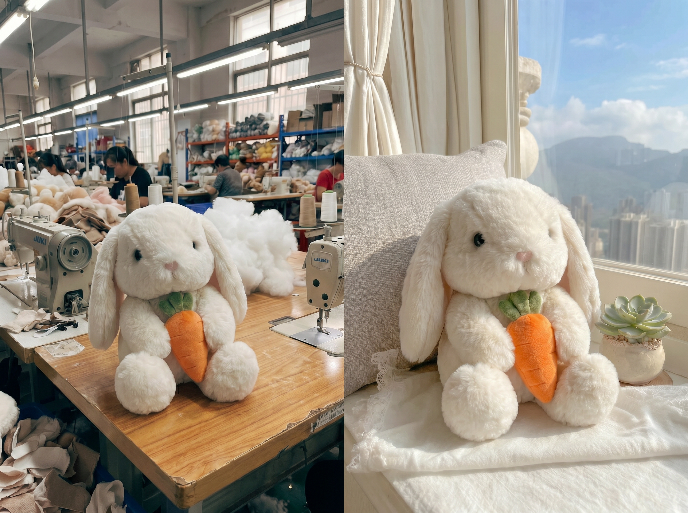 AI cleans up raw factory product photos into professional catalog images