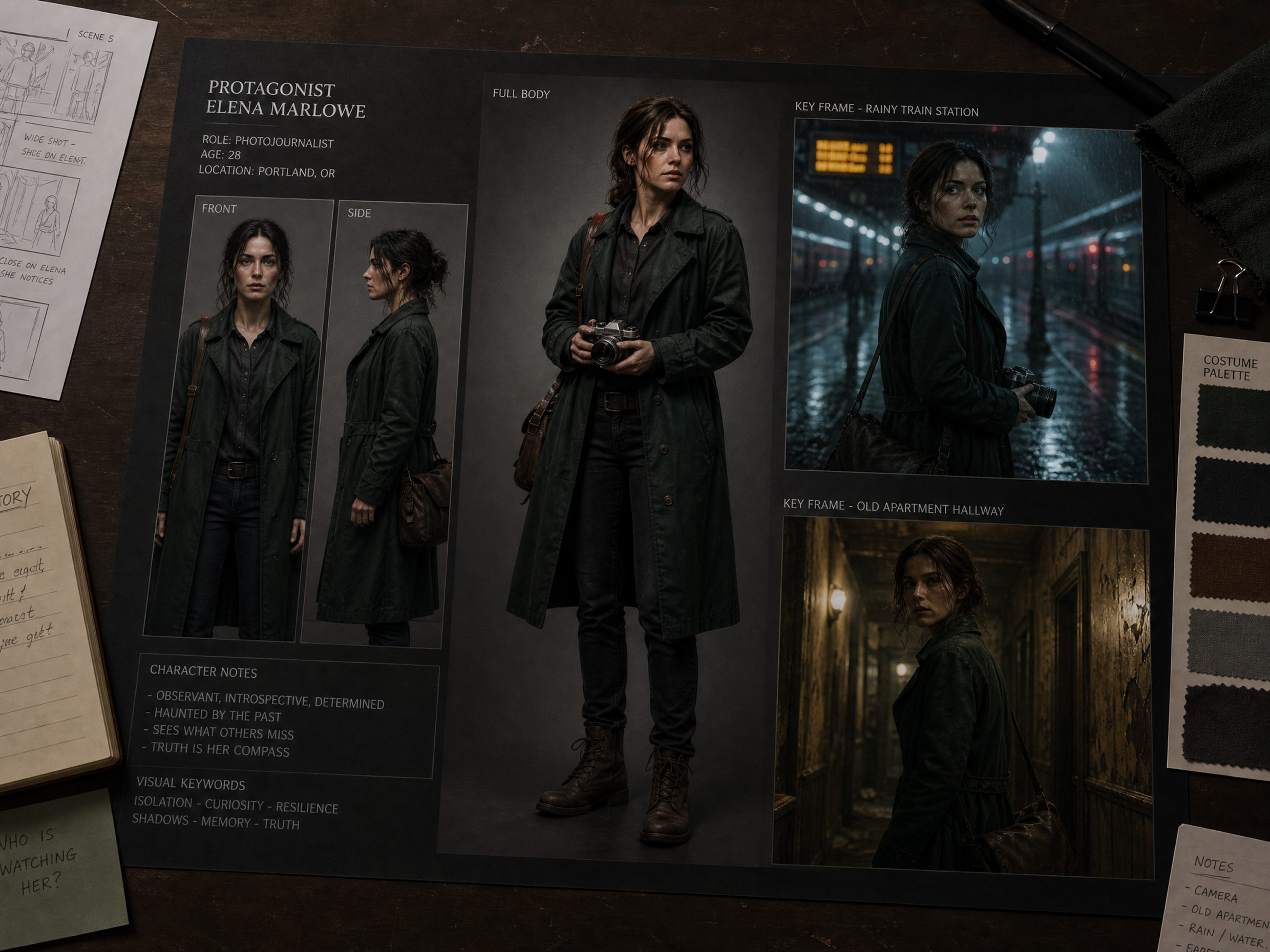 AI Character Sheet for Consistent Characters