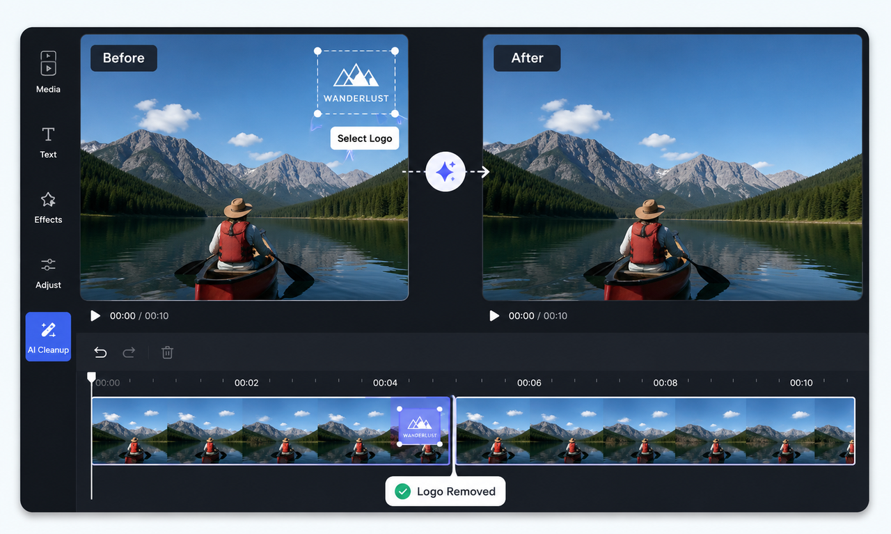 RoboNeo AI Video Logo Remover