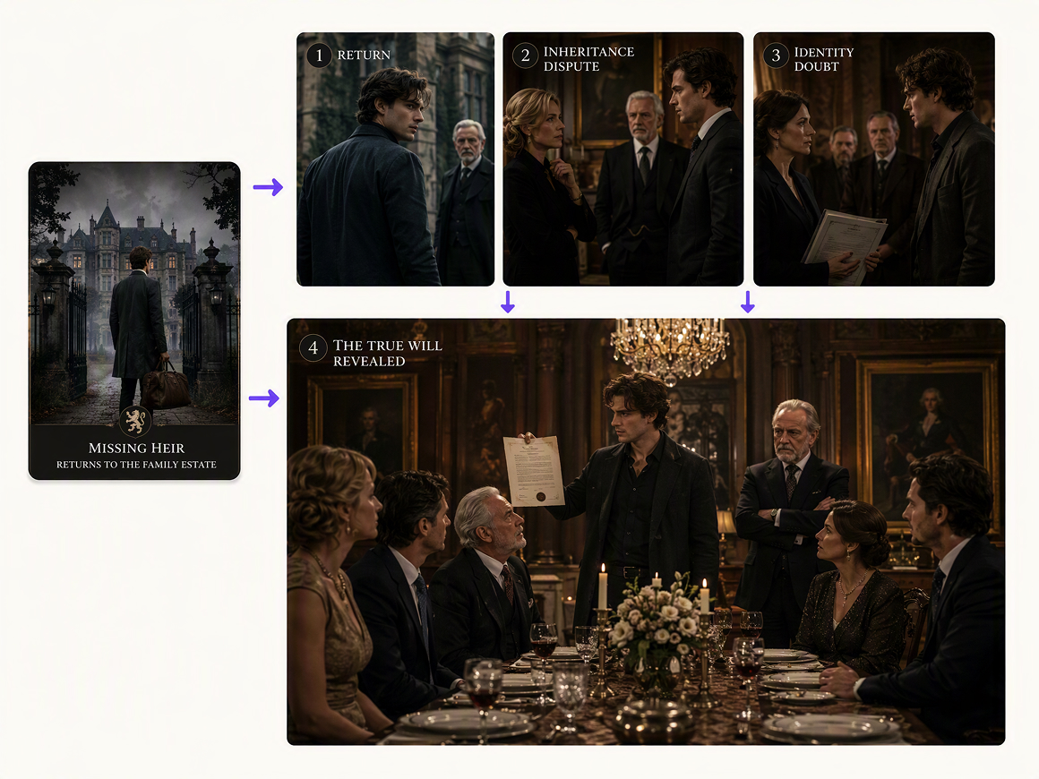 AI storyboard scene generator
