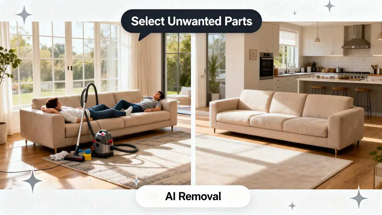 Living Room Object Removal