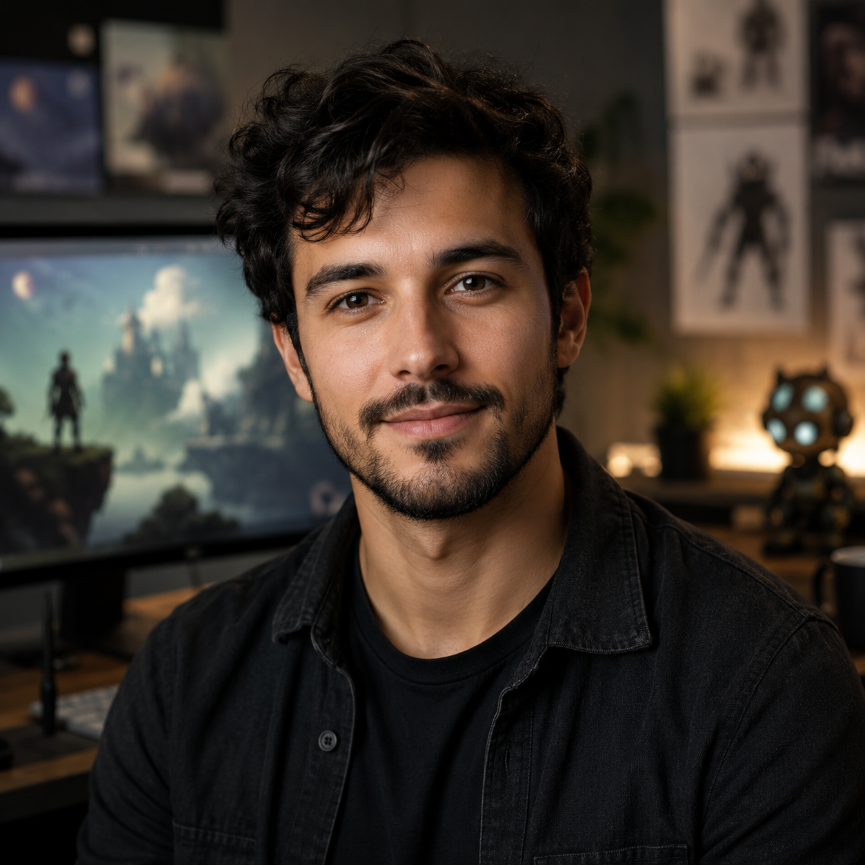 Marcus C. indie game designer portrait