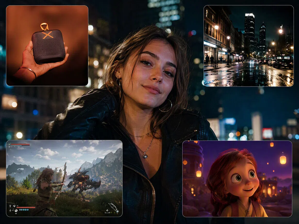 AI image enhancement for gaming and media