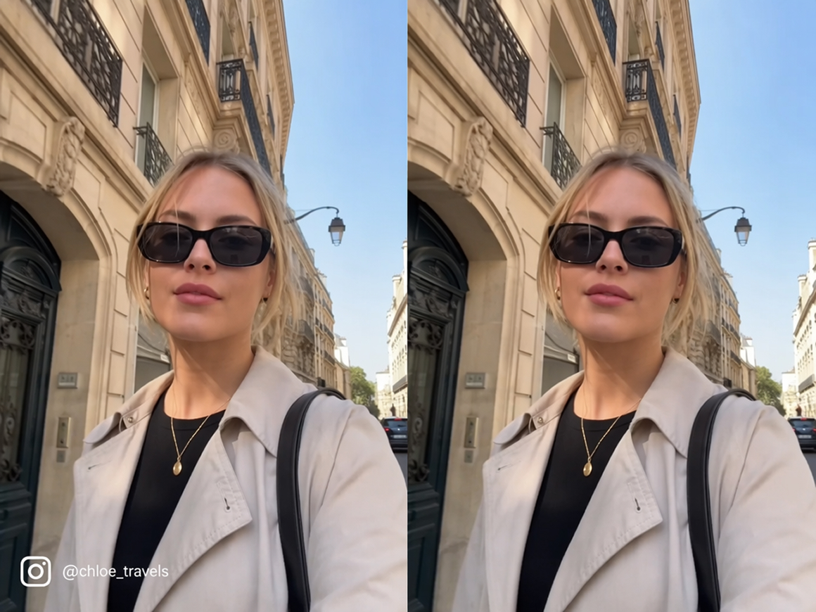 Instagram username watermark removal comparison