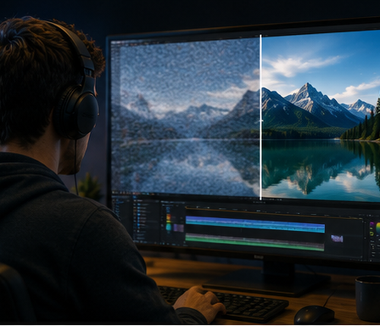AI video enhancer