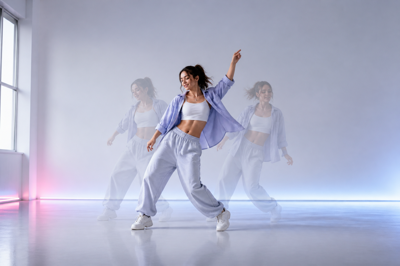 RoboNeo AI dance video generator motion trail