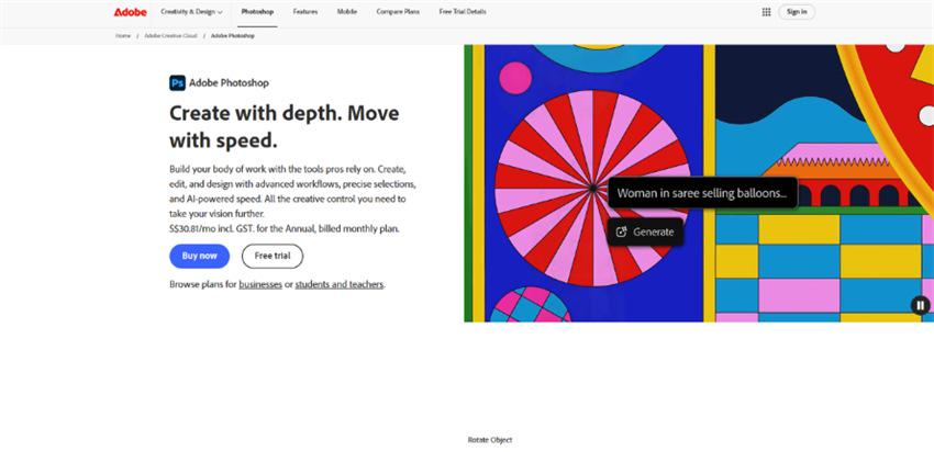 Adobe Photoshop for Removing Background from Image