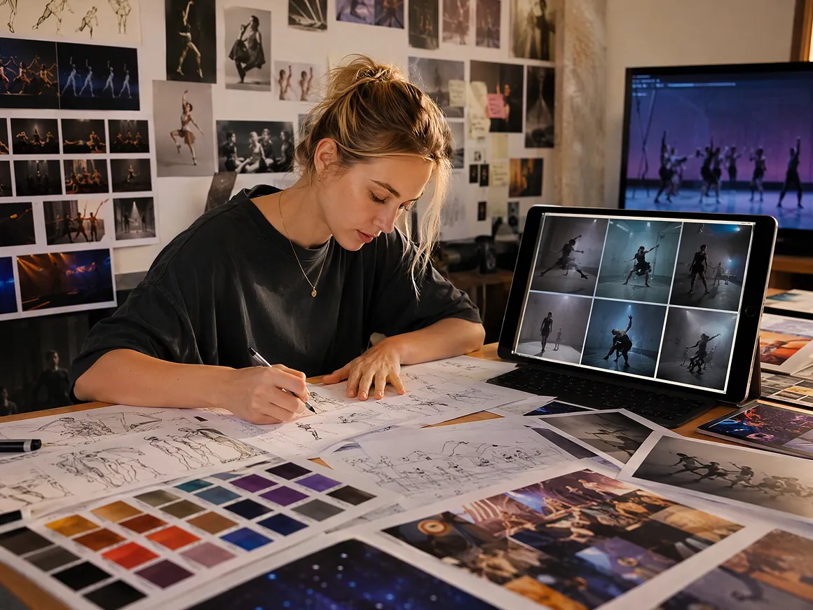 RoboNeo AI storyboard tool for dance production