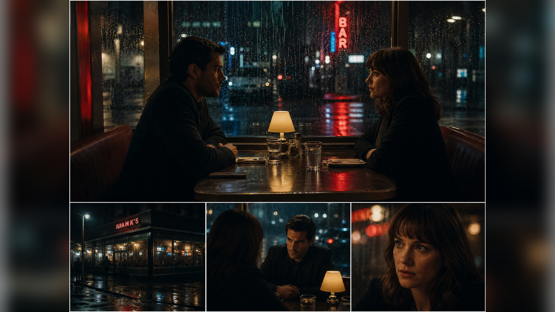 AI scene generator restaurant story