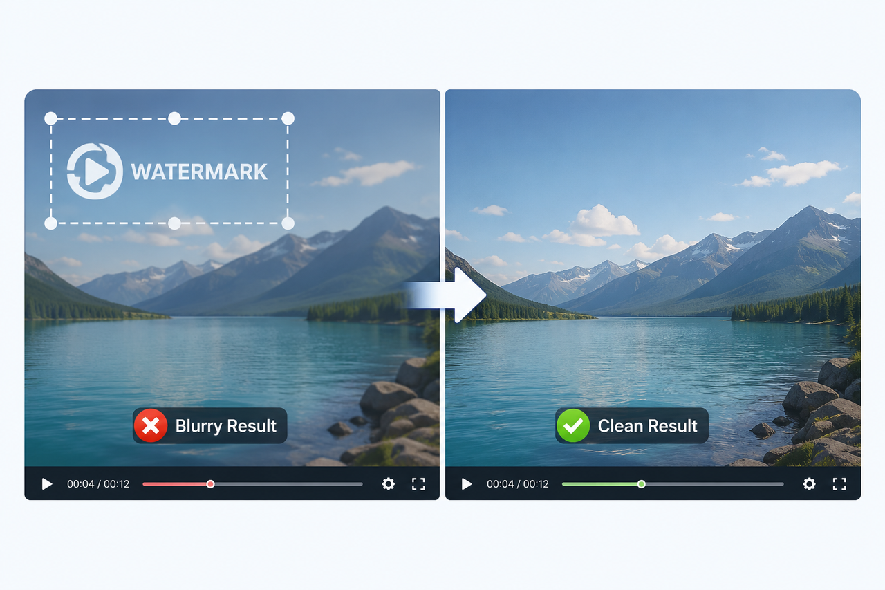 RoboNeo AI Video Watermark Remover Result
