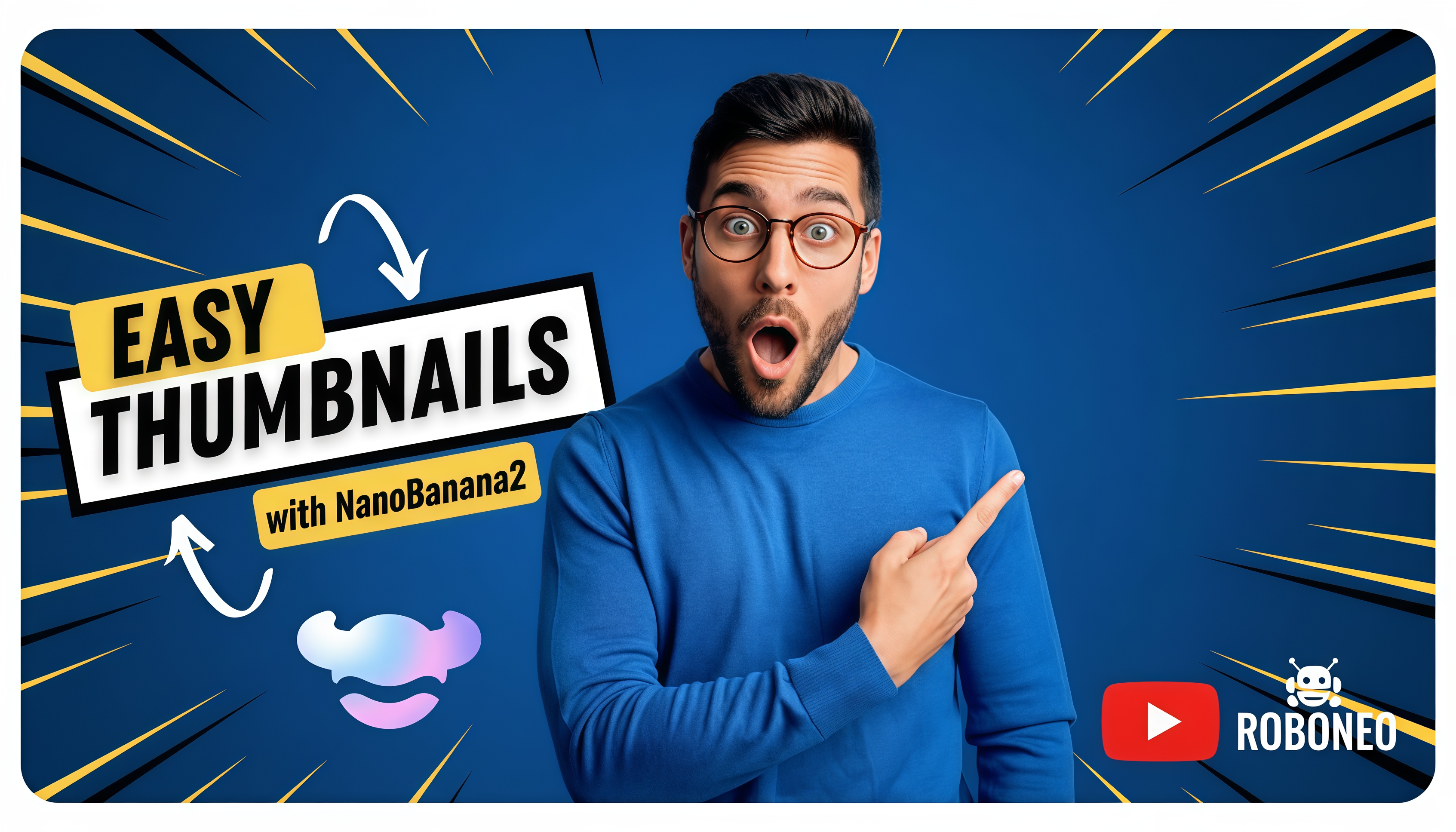 NanoBanana2 logo featuring a stylized golden banana on a dark purple background.