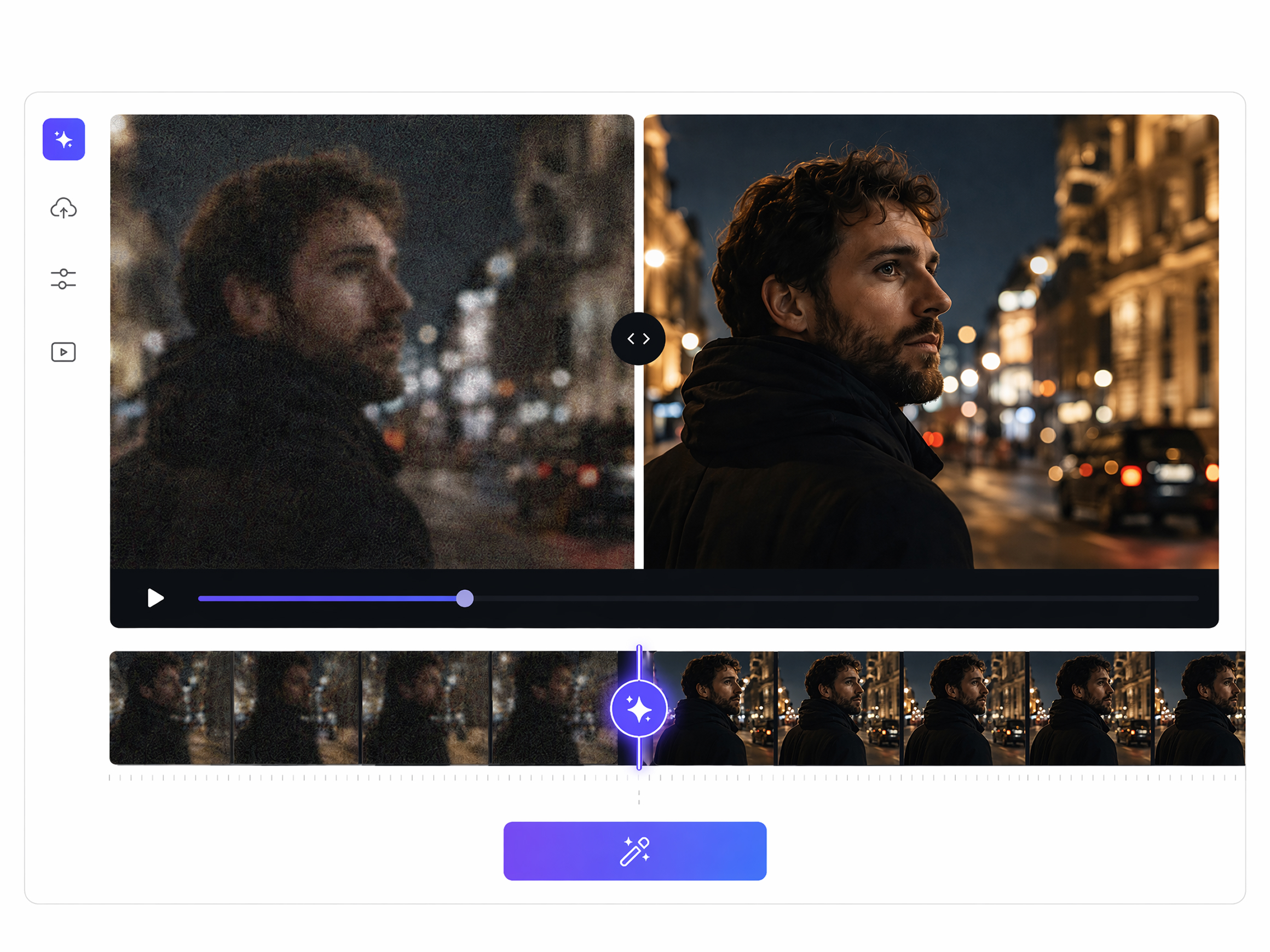AI video enhancement comparison