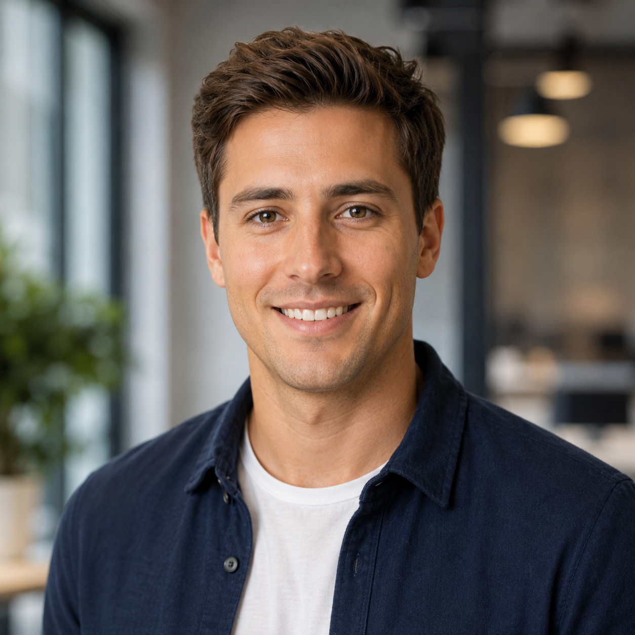 Portrait of a smiling man