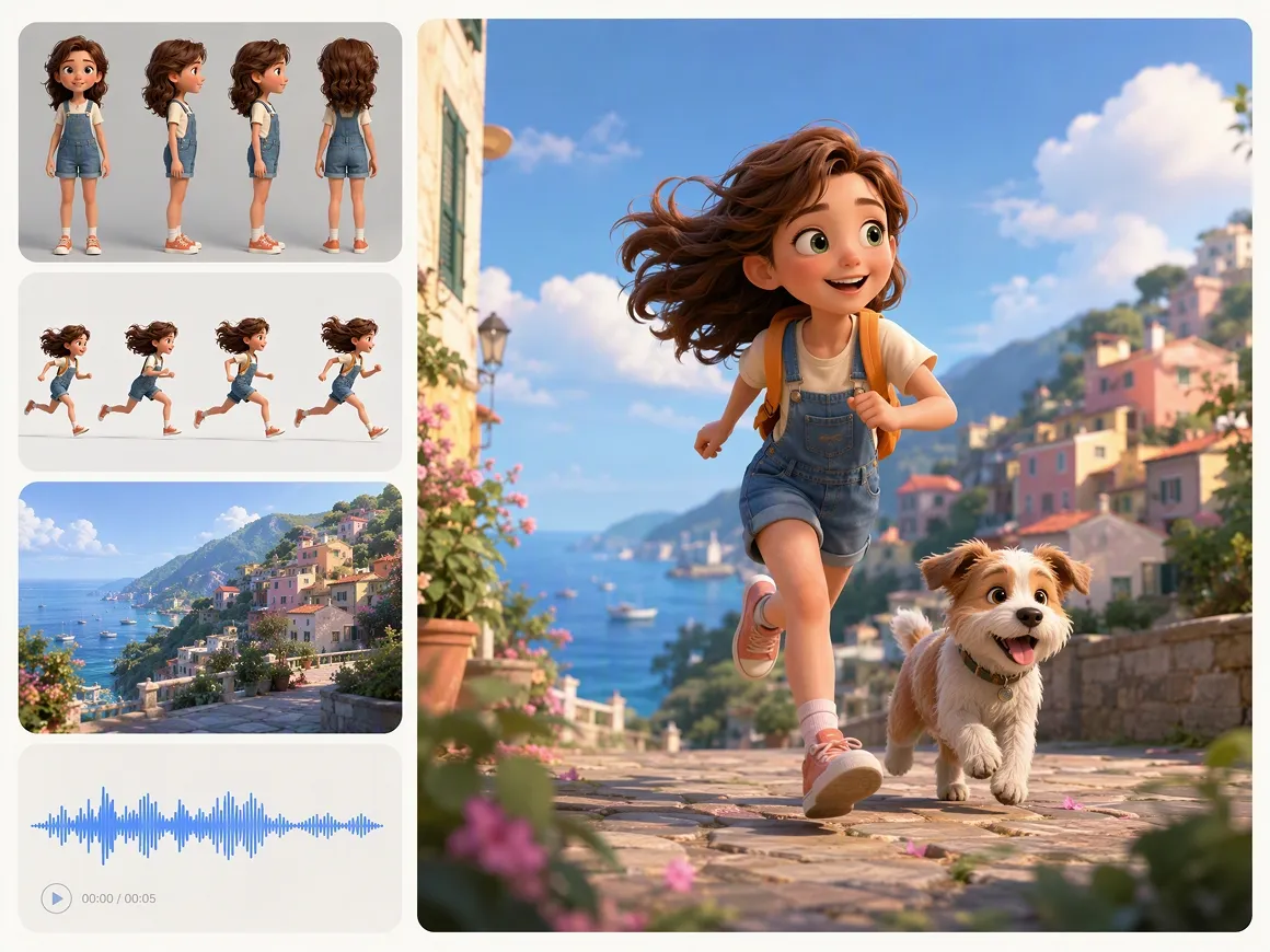 RoboNeo AI animation generator 3D character
