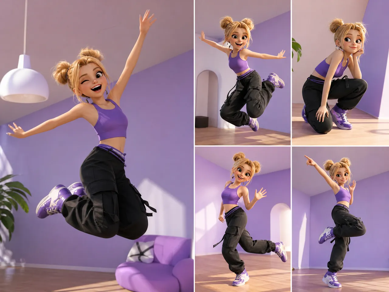 RoboNeo AI image generator 3D dance character