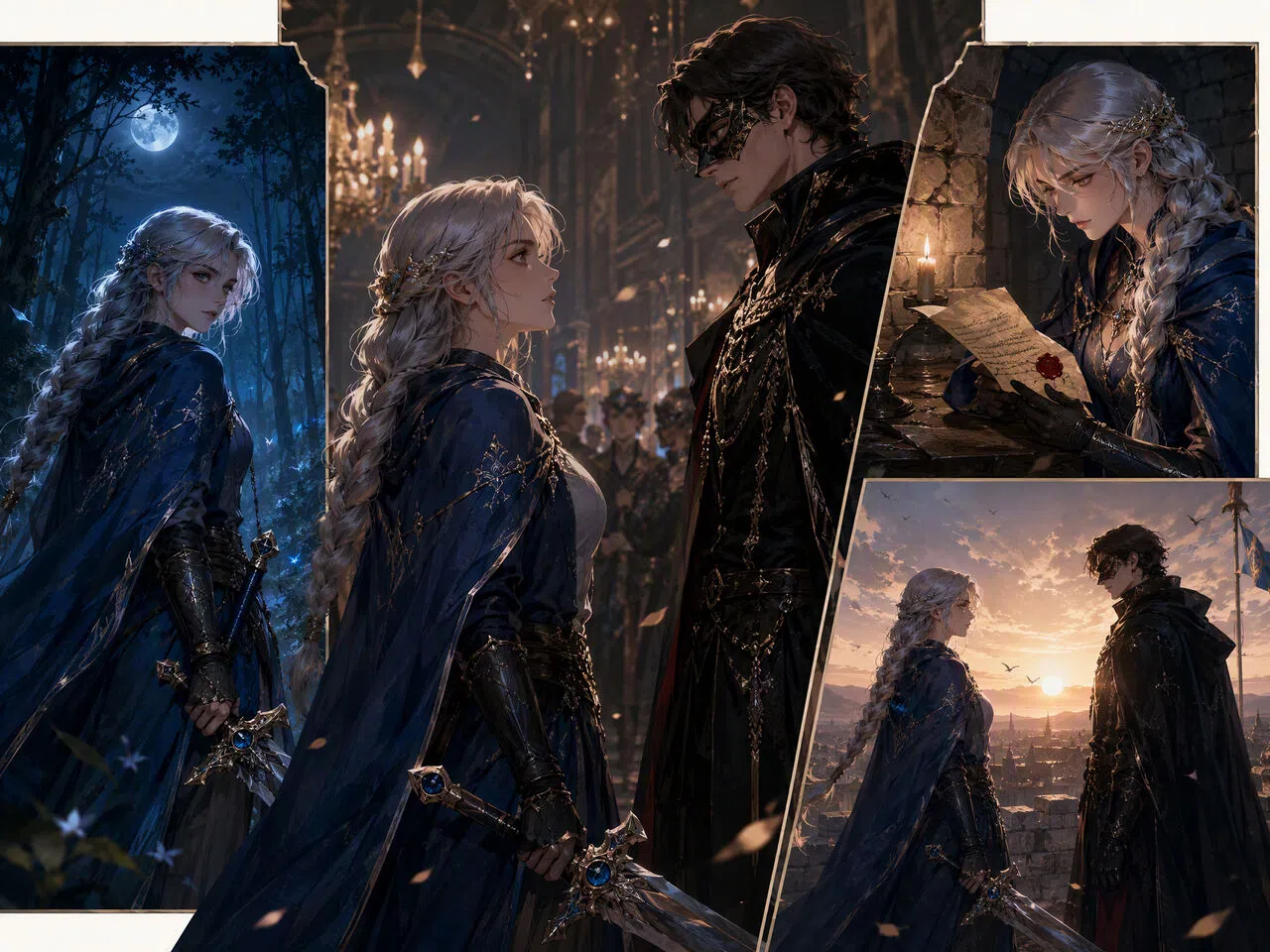 AI scene generator fantasy story sequence