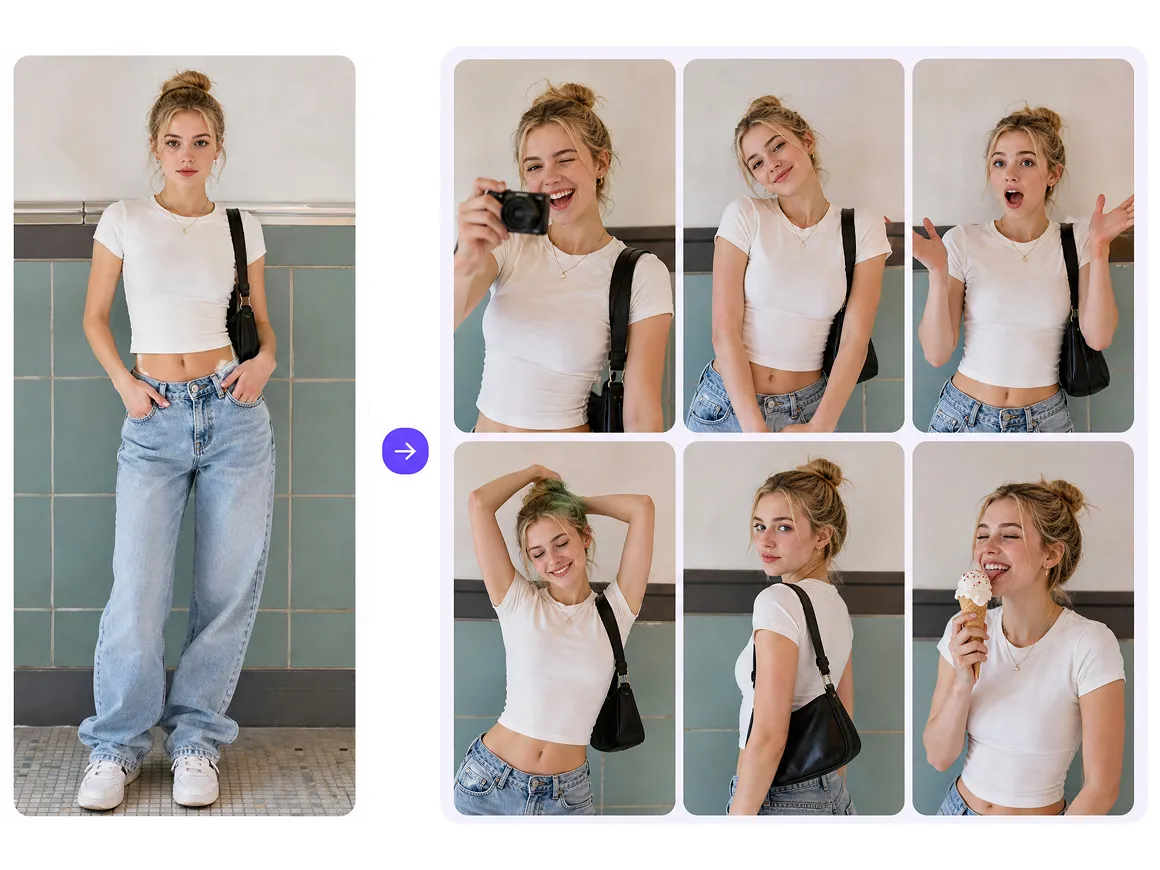 RoboNeo AI Character Pose Generator