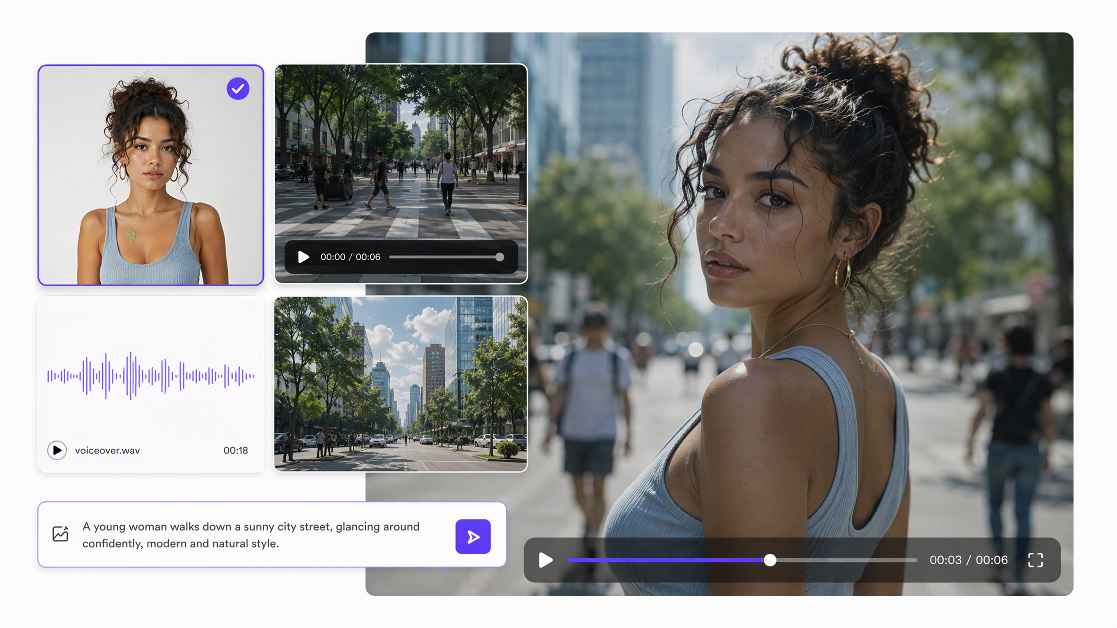 RoboNeo AI video generator image and voiceover