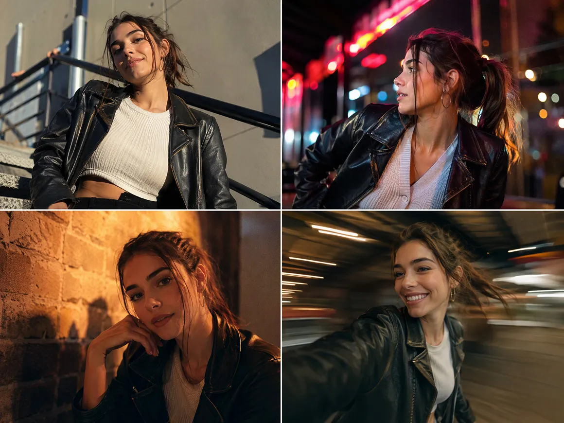 RoboNeo AI image generator lighting variations