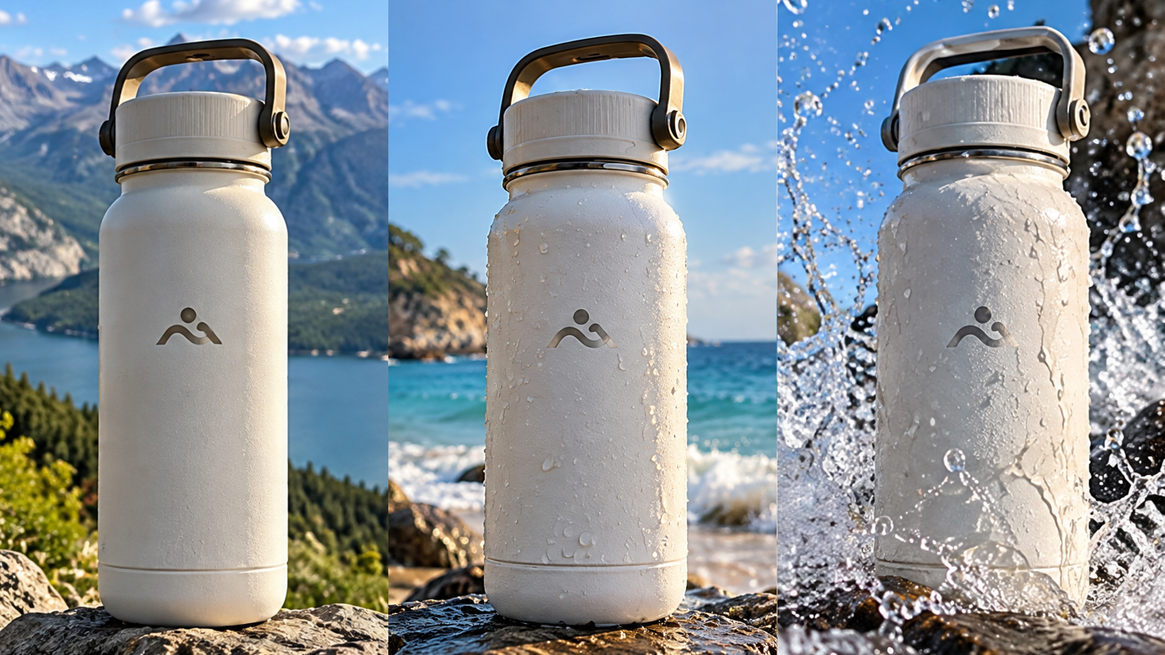 RoboNeo AI Outdoor Water Bottle Product Ad