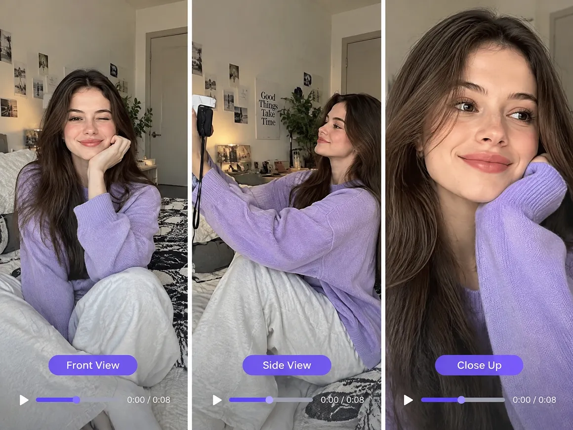 RoboNeo AI video generator multiple camera views