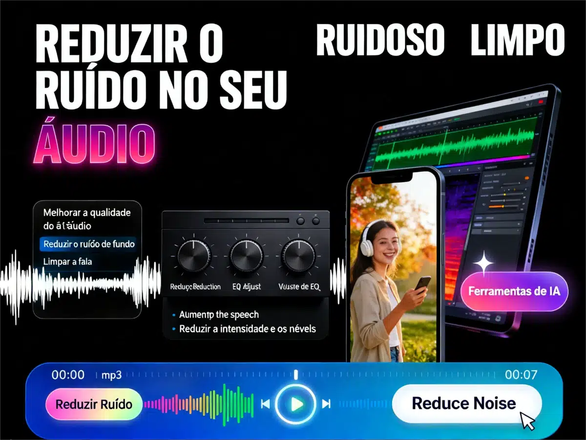 Ferramenta de limpeza de áudio