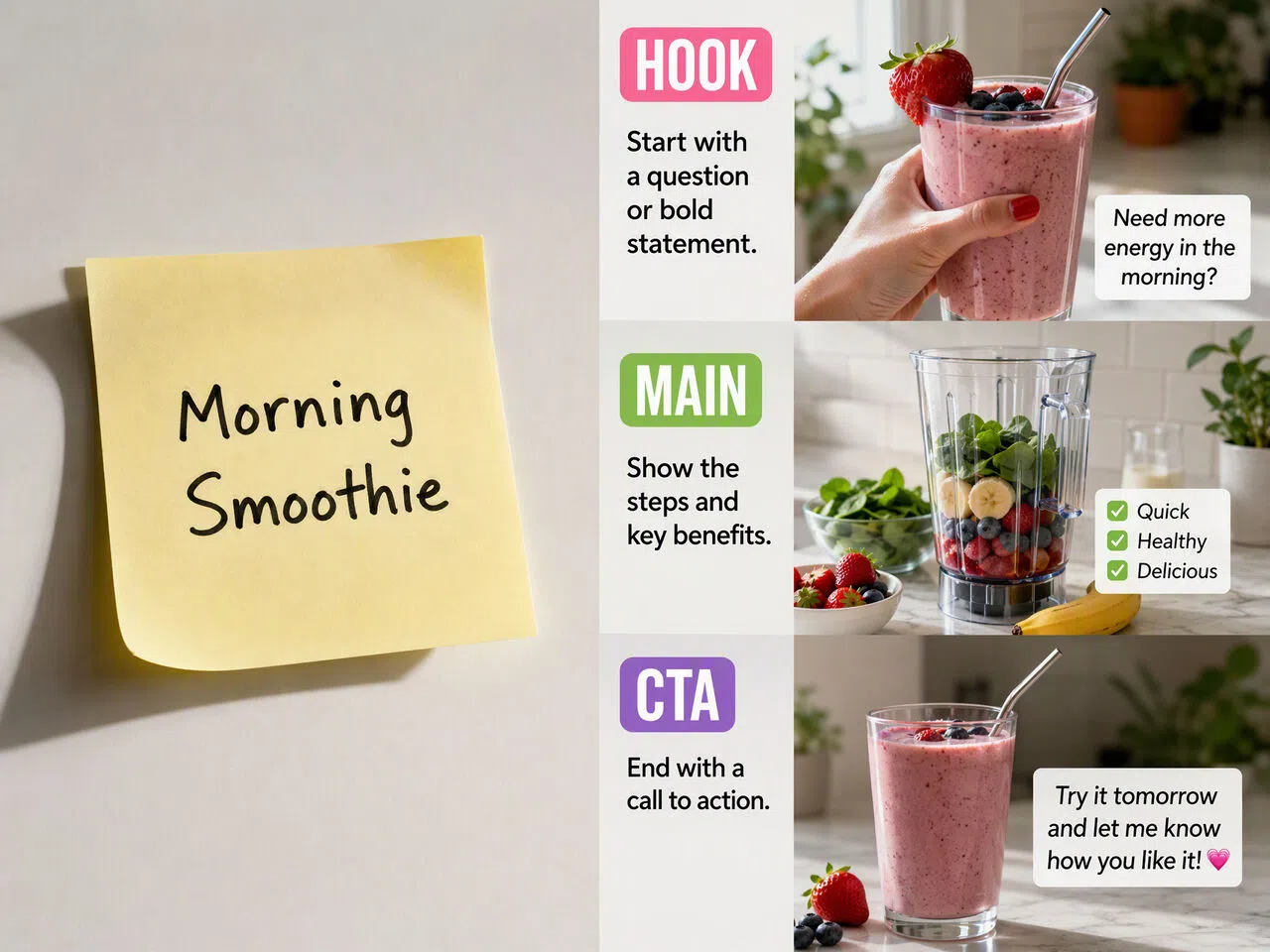 AI Smoothie Video Script Use Case