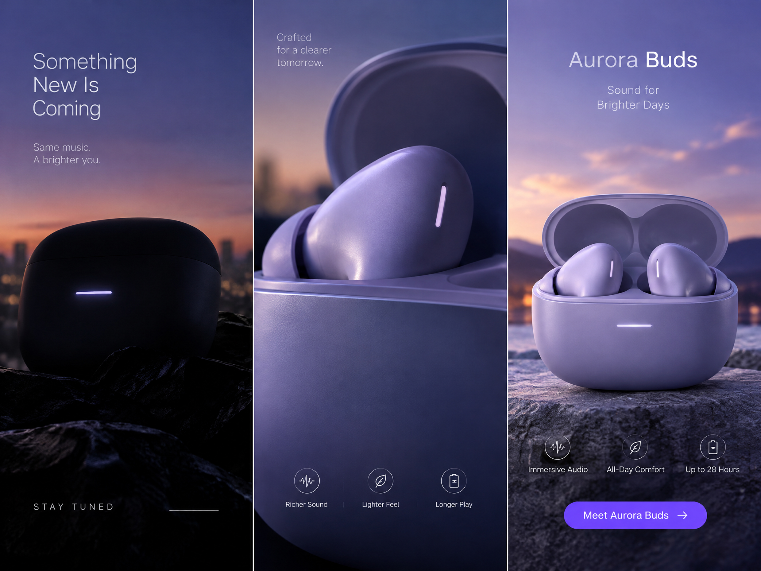 RoboNeo AI Aurora Buds Wireless Earbuds Ad