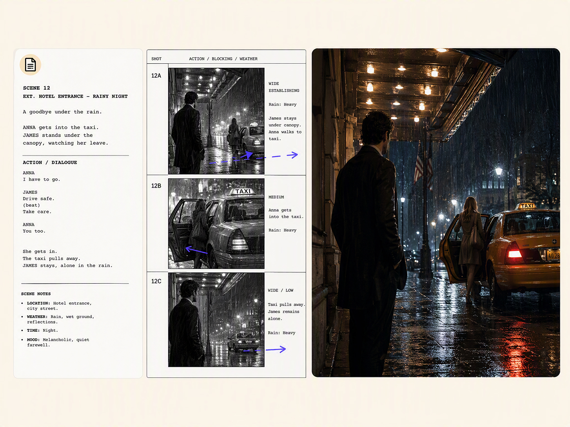 RoboNeo AI storyboard generator for film